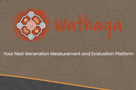 Indigenous-inspired icon and the text “Your Next Generation Measurement and Evaluation Platform.”